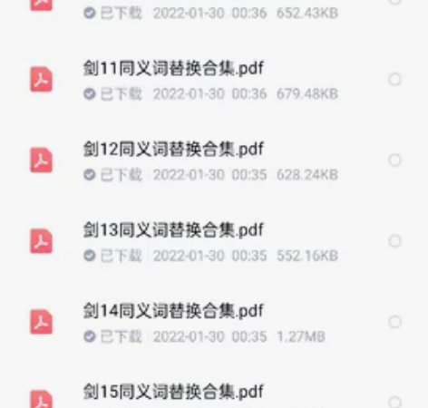 雅思自整理阅读同义词替换 雅思1-16册整...