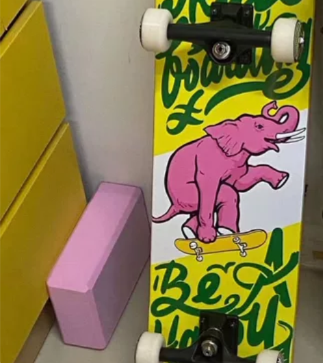 DBH专业滑板 史努比刷街儿童成人初学者街...