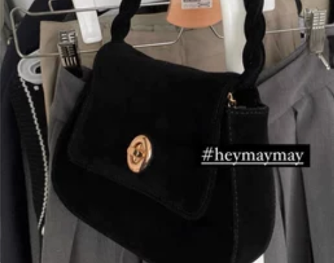 韩国秋冬2021新款时尚百搭黑色绒雾面法式...