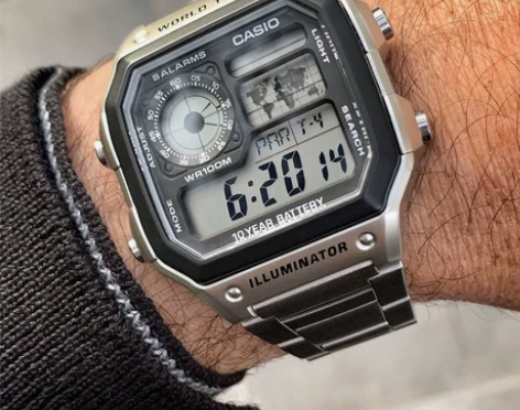 【电池用十年】卡西欧ins复古多功能运动防...