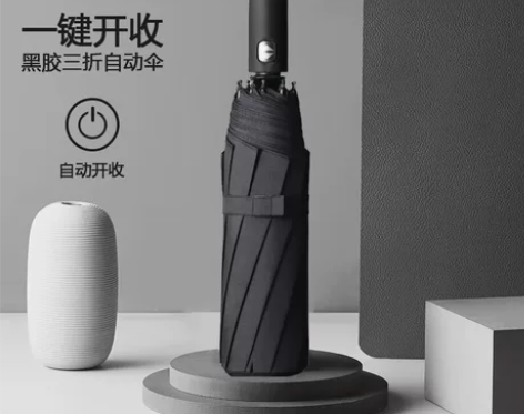 天堂伞 晴雨伞10骨加固一键开收易甩干简