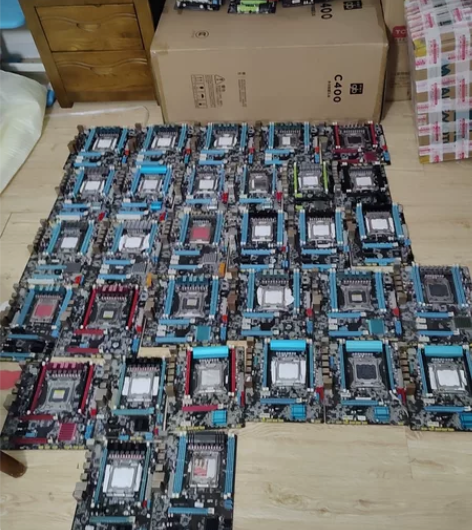 x79坏主板 一堆坏板，好板中，挑出来的，...