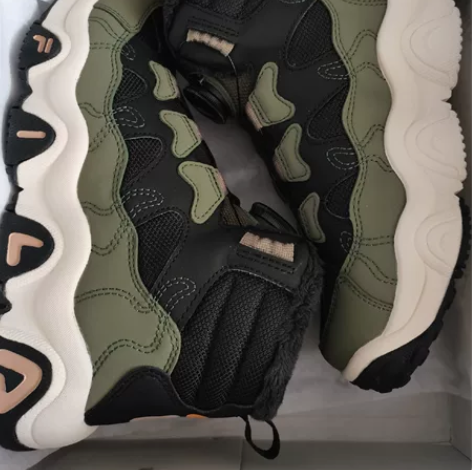 斐乐儿童棉鞋雪地鞋,军绿色34码,36码,...