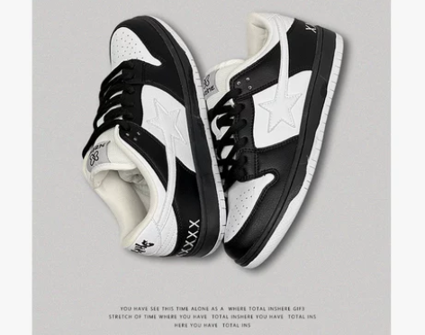 绿藻头 鞋子男原创复古厚底星星设计潮鞋in...