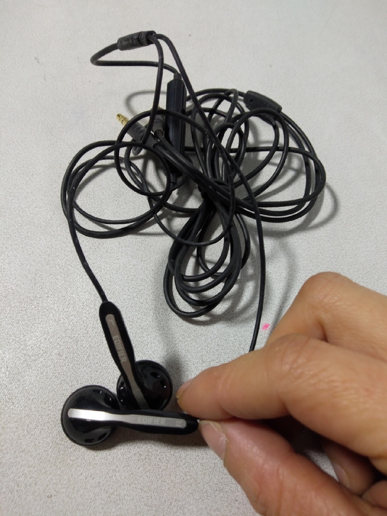 漫步者K180黑 耳塞式立体声耳麦