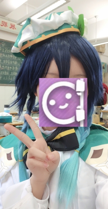 【温迪c服】出温迪c服，有假毛(带发网，s...