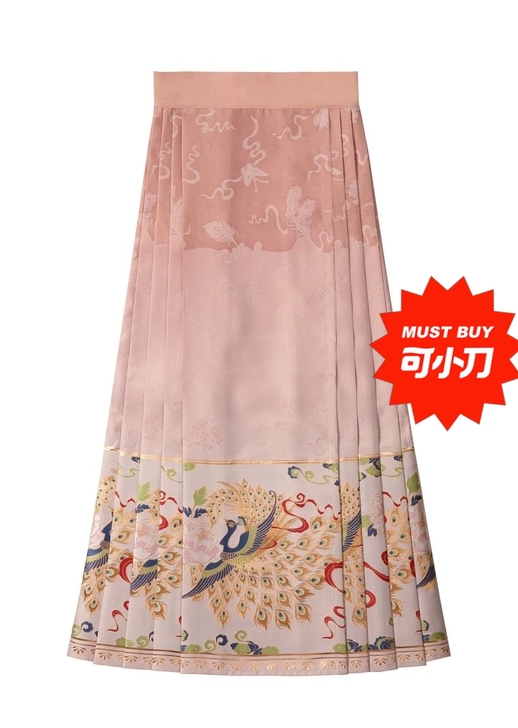 钟灵记雀灵袄裙明制汉服交领短袄琵琶袖妆花织...