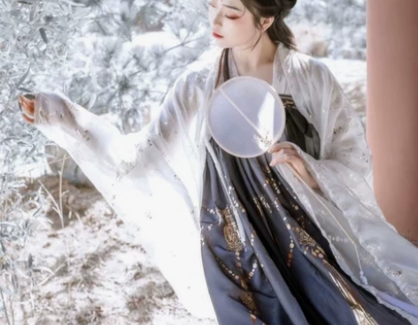 【艺缕原创一黑云鹤】汉服女古装齐胸襦裙仙气...