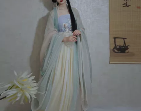 出,仙楚姬汉服女【梦璃】诃子裙汉元素大袖衫...