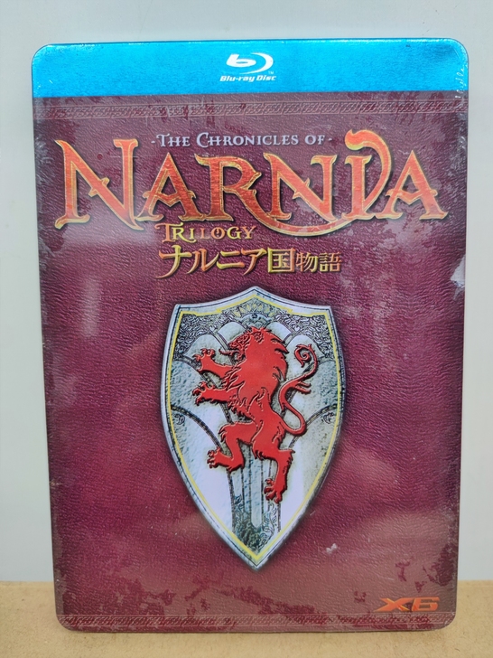 纳尼亚传奇三部曲铁盒装DVD9.实物拍摄,...