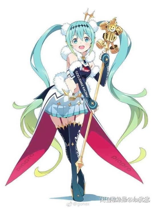 初音未来miku2018赛车服cos
