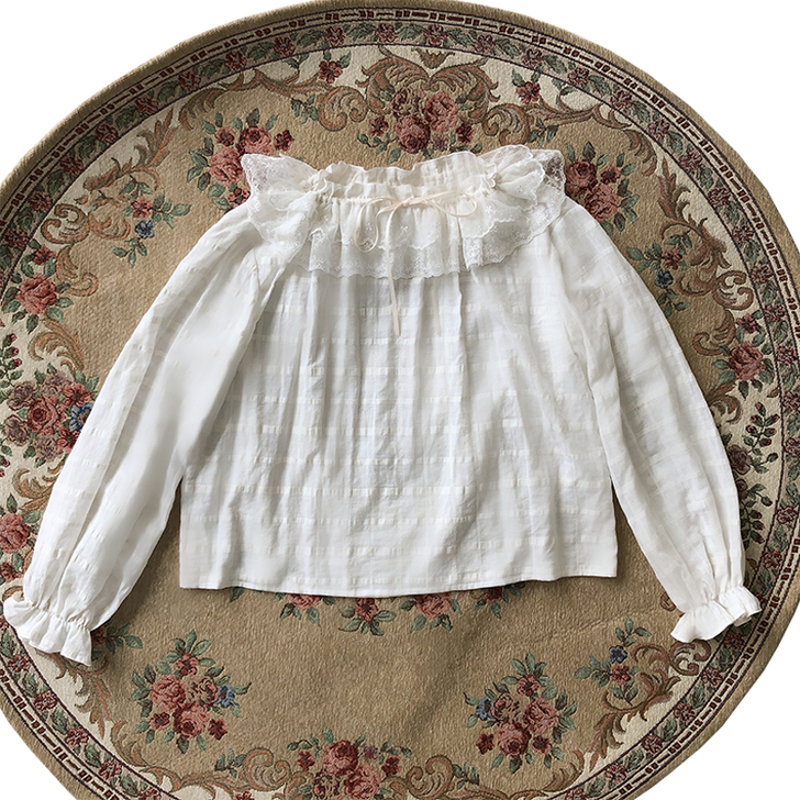 with puji小泡芙衬衫 连衣裙打底衬衫