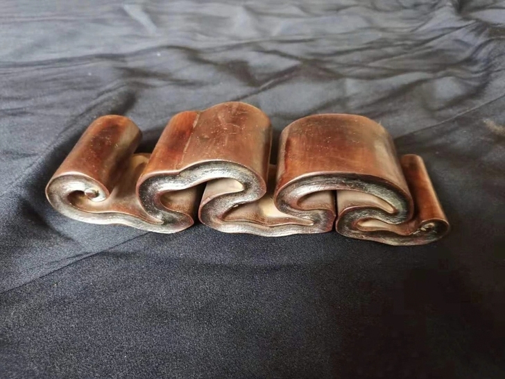 古玩收藏，实木笔架，文房用品，保花梨木，云...