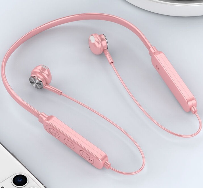 挂脖运动蓝牙耳机入耳式双耳蓝牙耳机