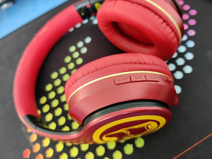 漫威联名蓝牙耳机头戴式重低音无线耳机潮男女...