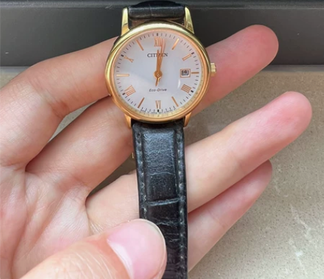 西铁城(CITIZEN)手表 光动能小牛皮...