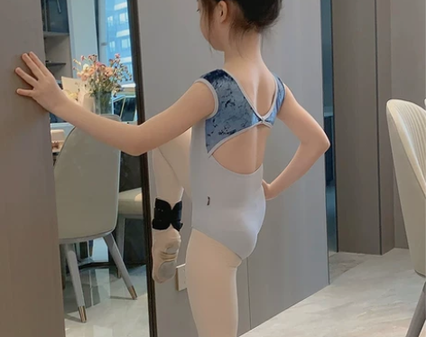 小茉莉儿童体操服少儿舞蹈服练功服女大童芭蕾...