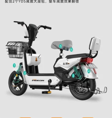 全新飞鸽电动车，顶配，锂电池，六月份刚买，...