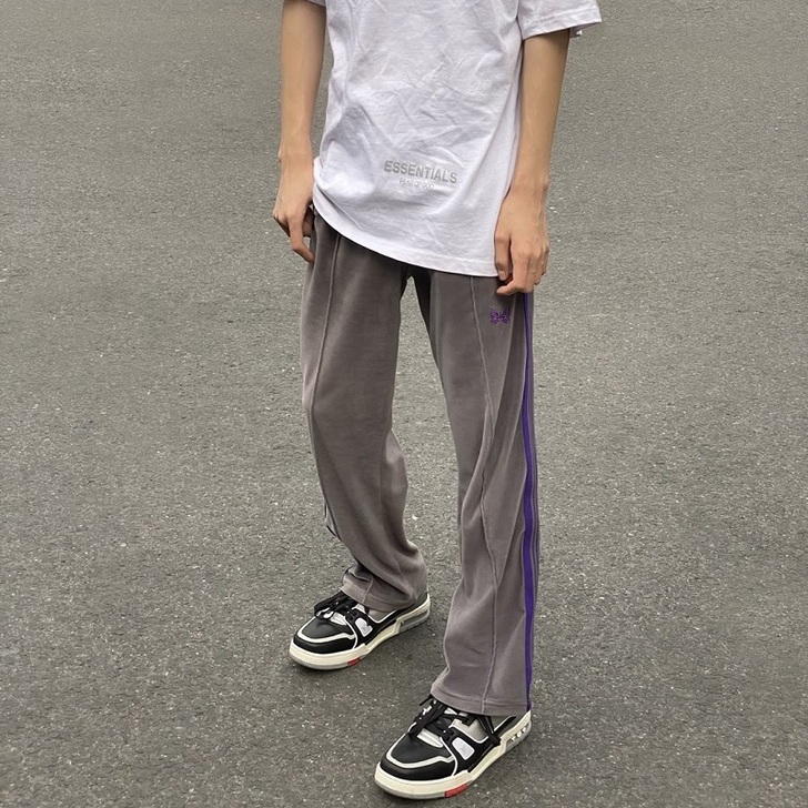 Needles track 休闲裤m码，没...