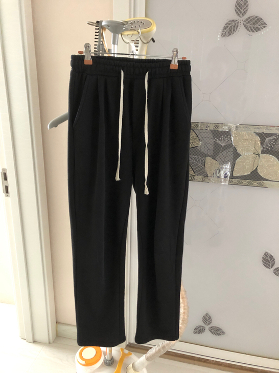 闲置男款纯黑色长裤 M码 九成新