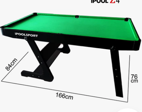 IPOOLSPORT折叠台球桌家用木制大号...
