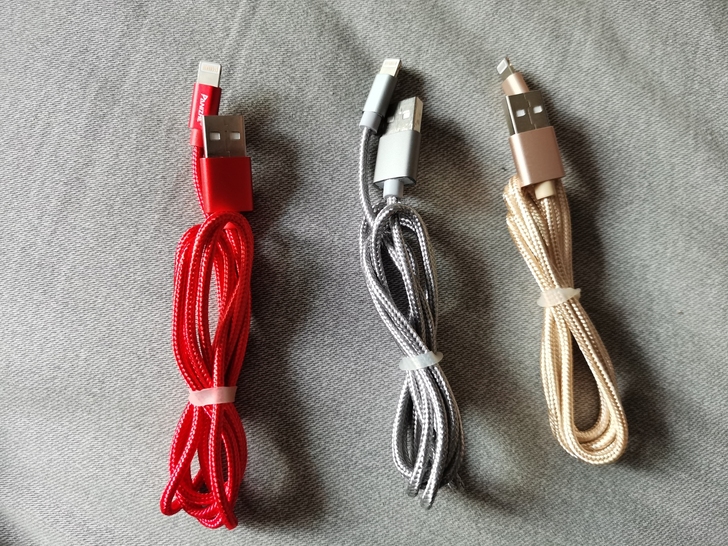 叛逆者编织桶装线苹果手机充电线