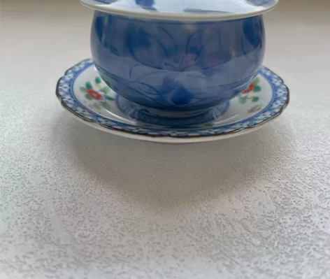 日本回流瓷器 青花手绘盖杯盖碗茶杯主人杯茶...