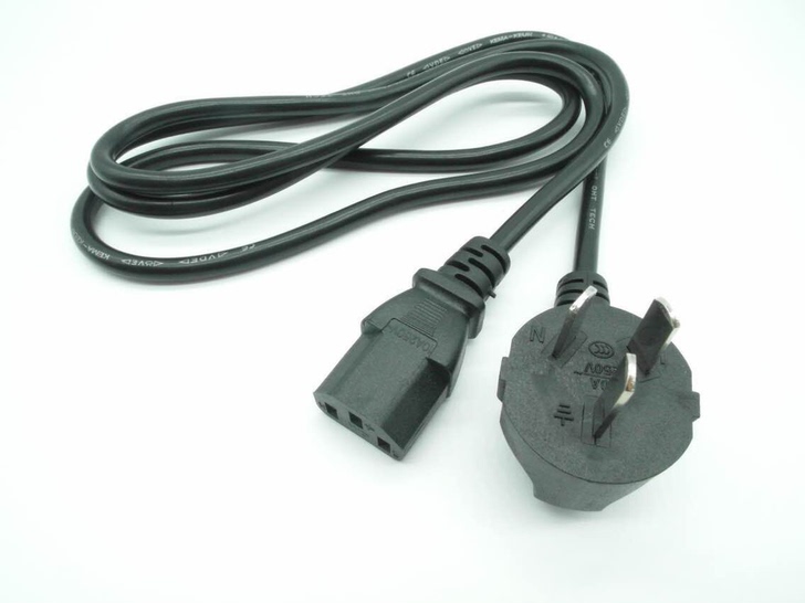 台式电脑电源线三孔显示器验钞打印机投影仪主...