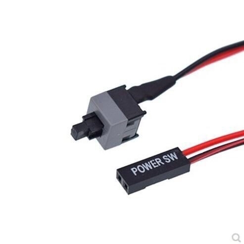 台式电脑主机外接开关重启线机箱开机线RES...