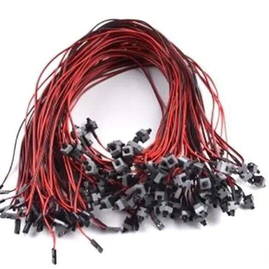 低价出主机开关电脑开关线重启线机箱开机线R...