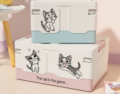 大号收纳箱可折叠加厚带轮子储物箱周转箱学生...