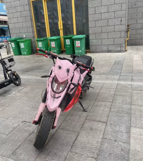神鹰牌粉色小电摩，骑类有大半年，不想骑了，...