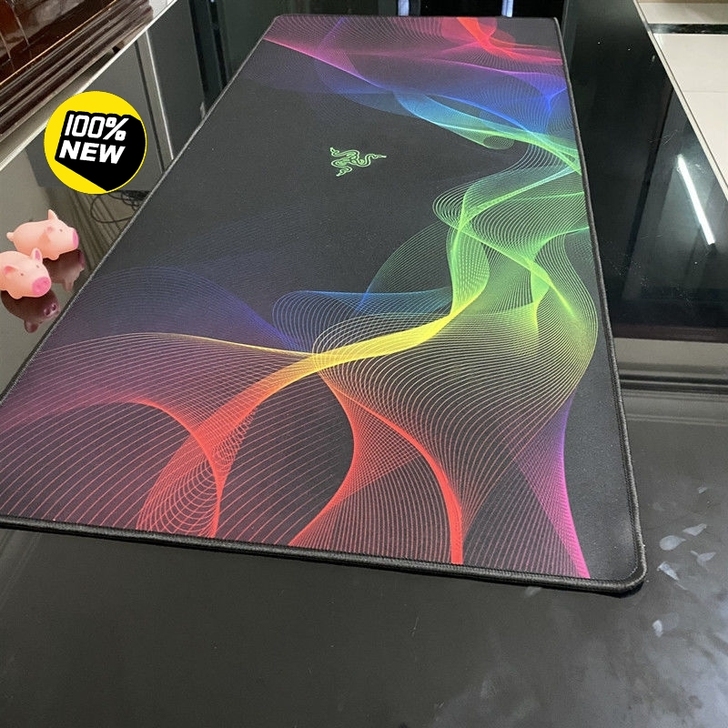 雷蛇鼠标垫超大号细面锁边加厚速度版电脑吃鸡...