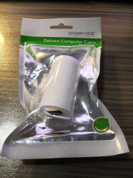 绿联20391网络防雷直通头