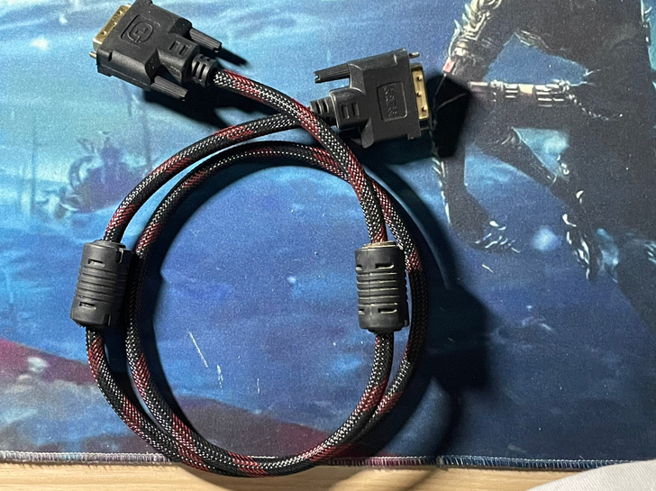 双头DVI线，长度一米