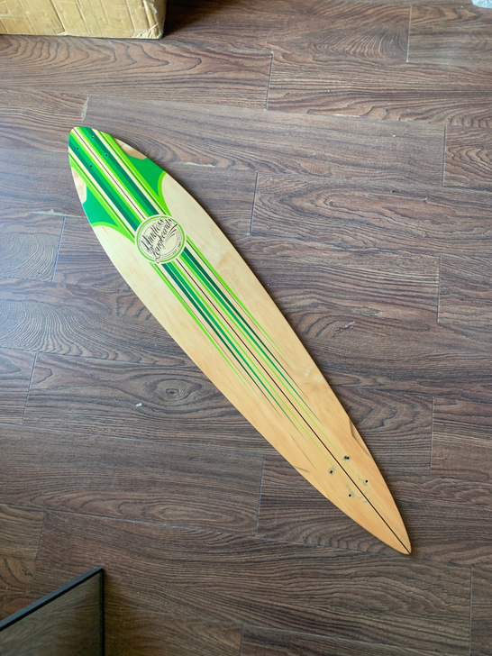 复古鱼板板面mindless长板公路滑板进...