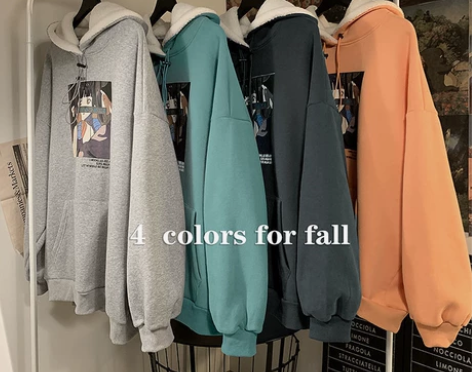 店不干,亏本清货】新款港风宽松羊羔绒卫衣男...