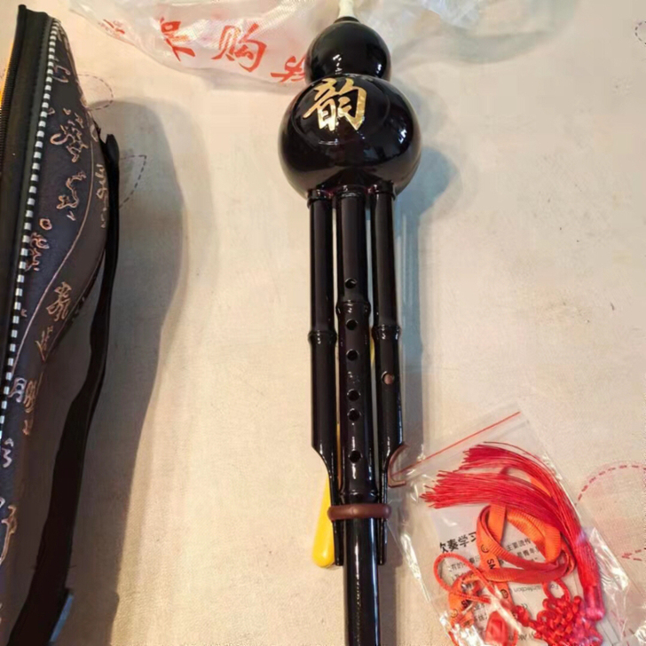 云南七孔葫芦丝乐器c调降b调儿童学生入门成...