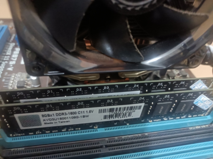 3470  2*8内存，主板，散热，电脑升...