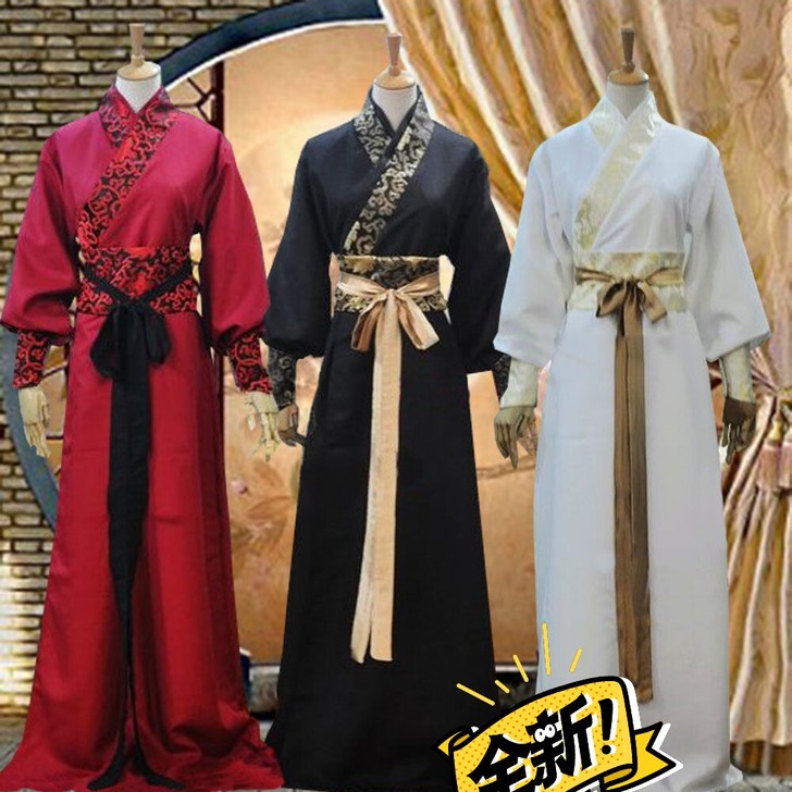 古装男侠客装书生侠客汉服影楼拍照大侠服装武...