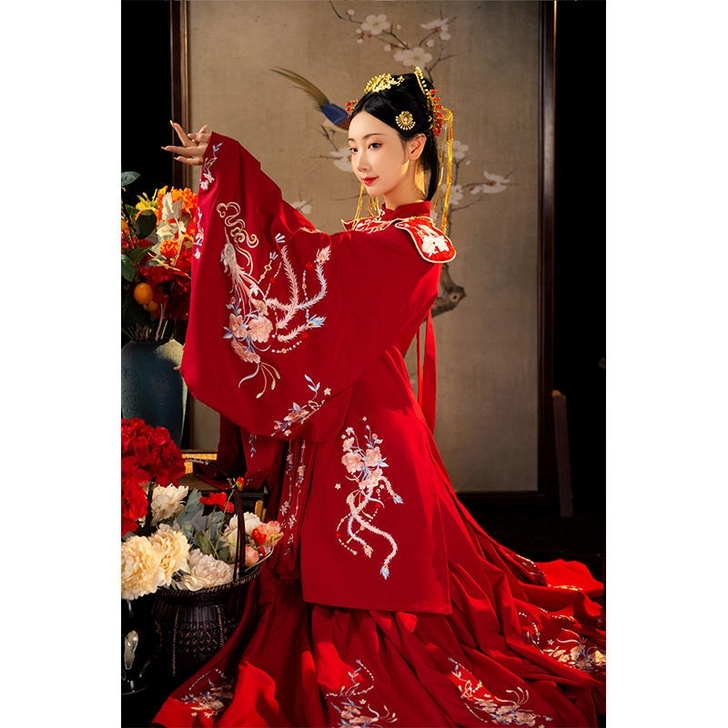 汉青月  凤舞汉服