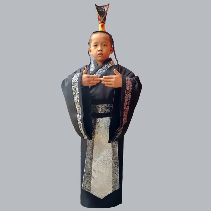 儿童古装汉服男女秦汉皇帝刘邦项羽装鸿门宴课...