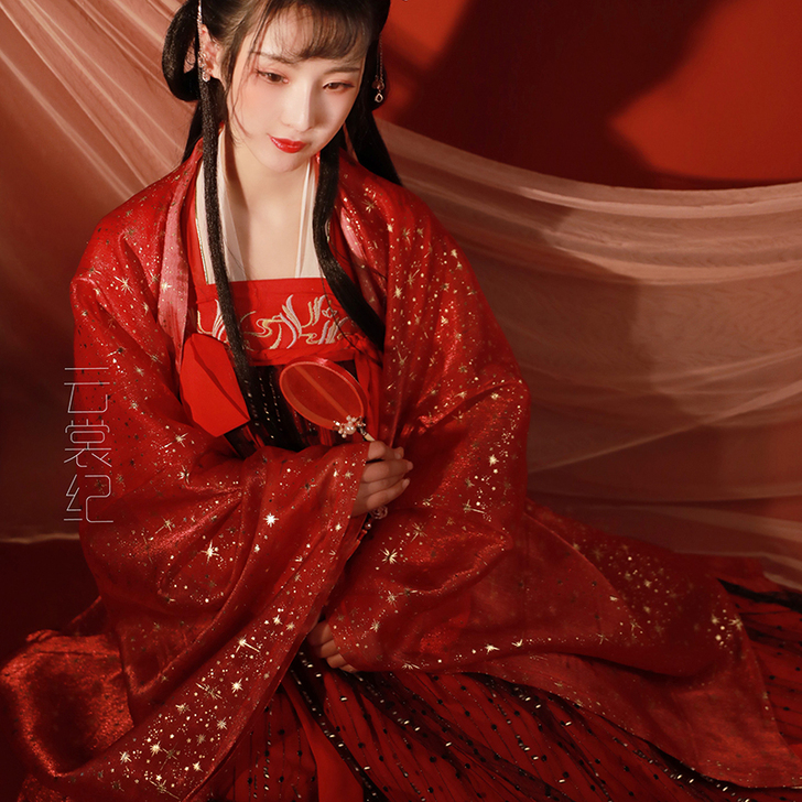 【东月棠】云月-胭脂金 齐胸汉服