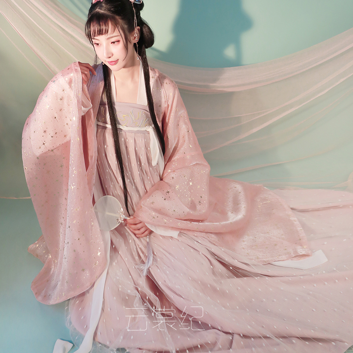 【云裳纪 律吕迢扬】云月-粉金齐胸汉服