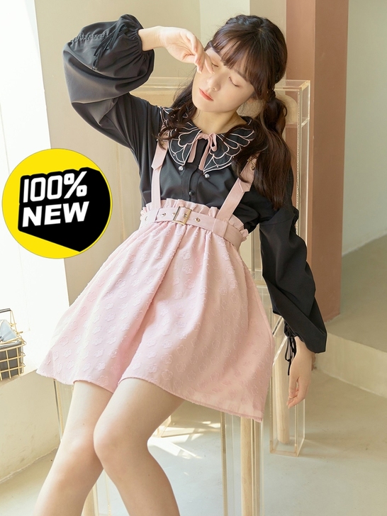 徐娇织羽集【海棠春睡】日常改良汉元素圆领刺...