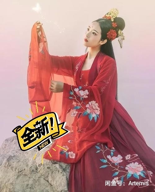 全新 花朝记 上林花锦 汉服吊带