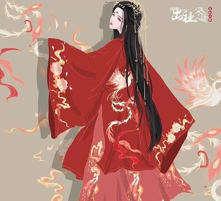 出社绝版承凤仪汉服百万刺绣.便宜出,原价两...