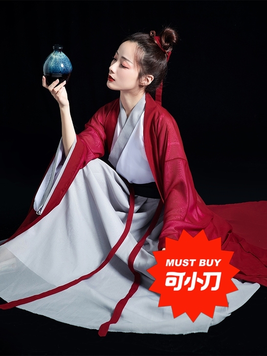 品牌型号 :侠客汉服女红颜古装夏魏晋风飘逸...