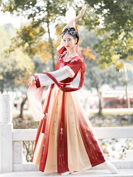 珍缕千禧寻 春秋唐制坦领