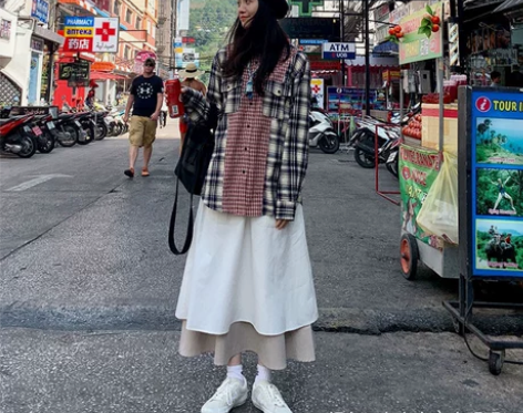 seven家/乌云蛋糕裙 品质款盐系春夏工...